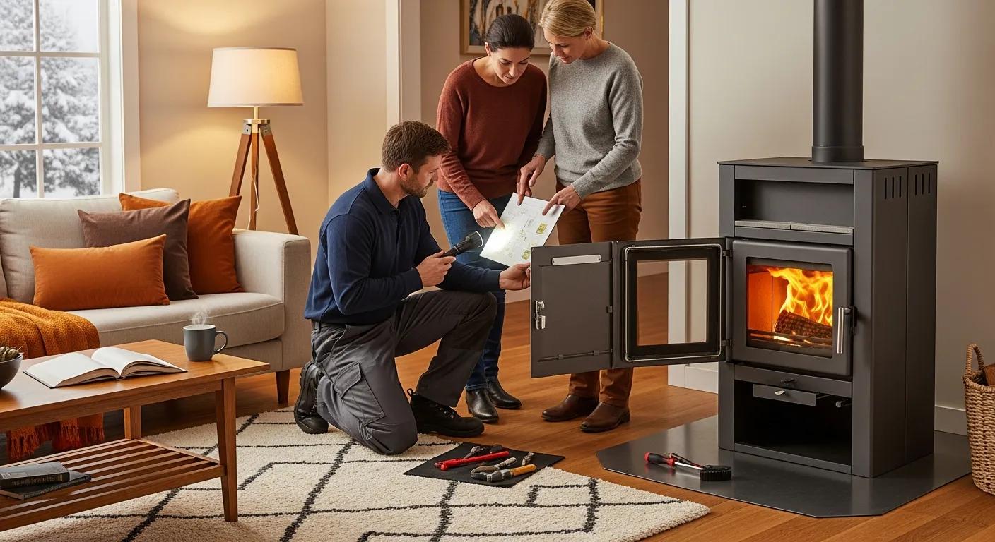 Cozy living room with a modern furnace &mdash; troubleshooting and maintenance help keep homes warm
