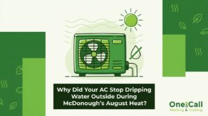 Why Did Your AC Stop Dripping Water Outside During McDonough's August Heat? — featured image