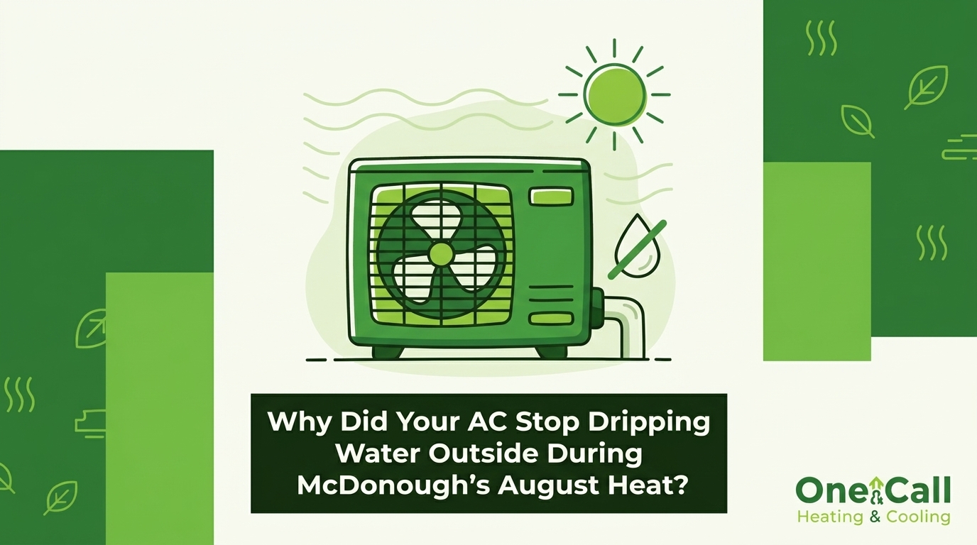 Why Did Your AC Stop Dripping Water Outside During McDonough's August Heat? &mdash; featured image